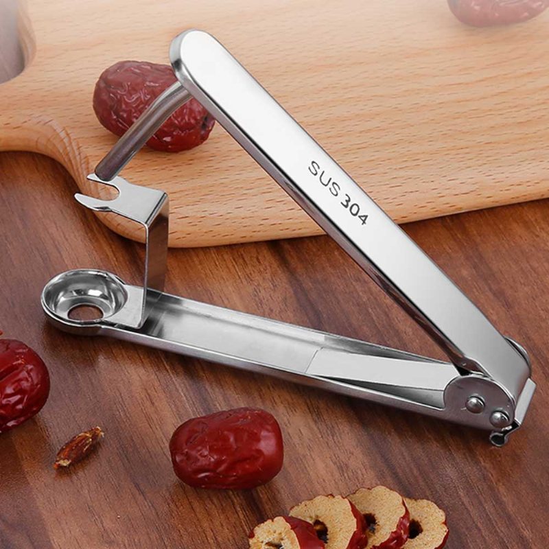 Red Dates Corer Tool 304 Ze Stali Nierdzewnej Cherry Hawthorn Fruit Praktyczny Kreatywny Pitter Do Domowego Łatwego Usuwania Siewnika Rdzeniowego