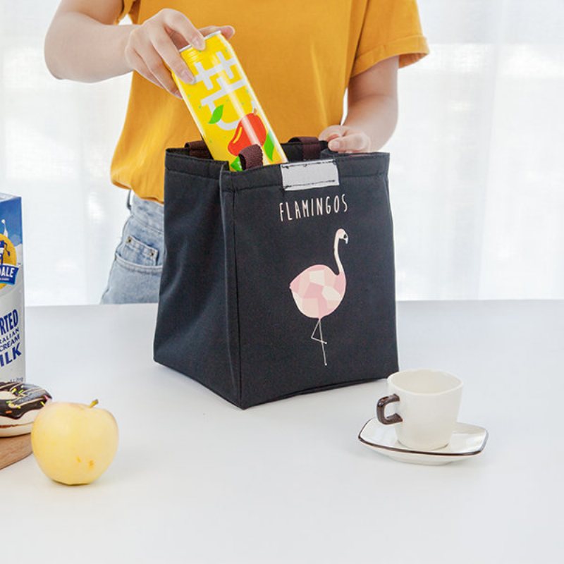 Saiclehome Hend-held Lunch Tote Bag Oxford Wodoodporna Chłodnica Izolowane Pojemniki Do Przechowywania