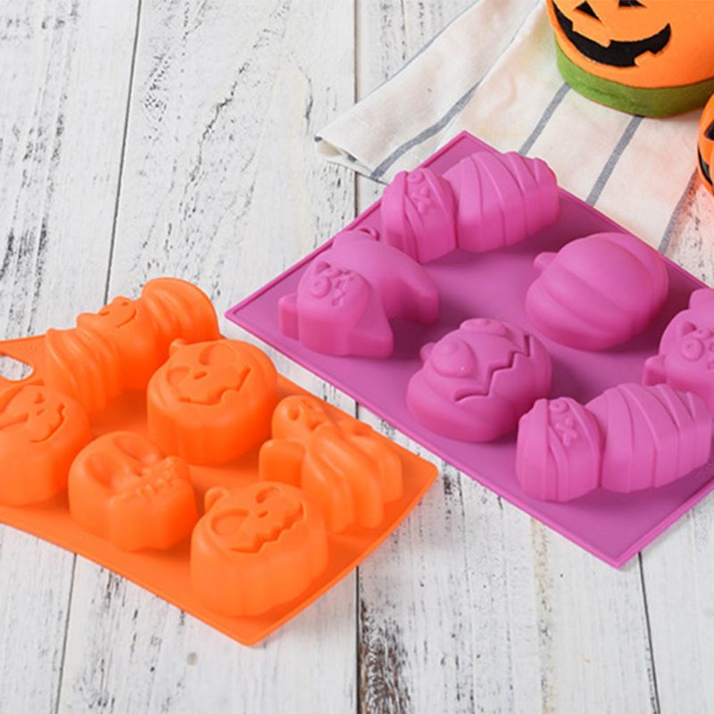 Silikonowa Forma Do Ciasta Z Przenośnym Otworem W Stylu Halloween Do Pieczenia W Wysokiej Temperaturze Diy Naczynia Do