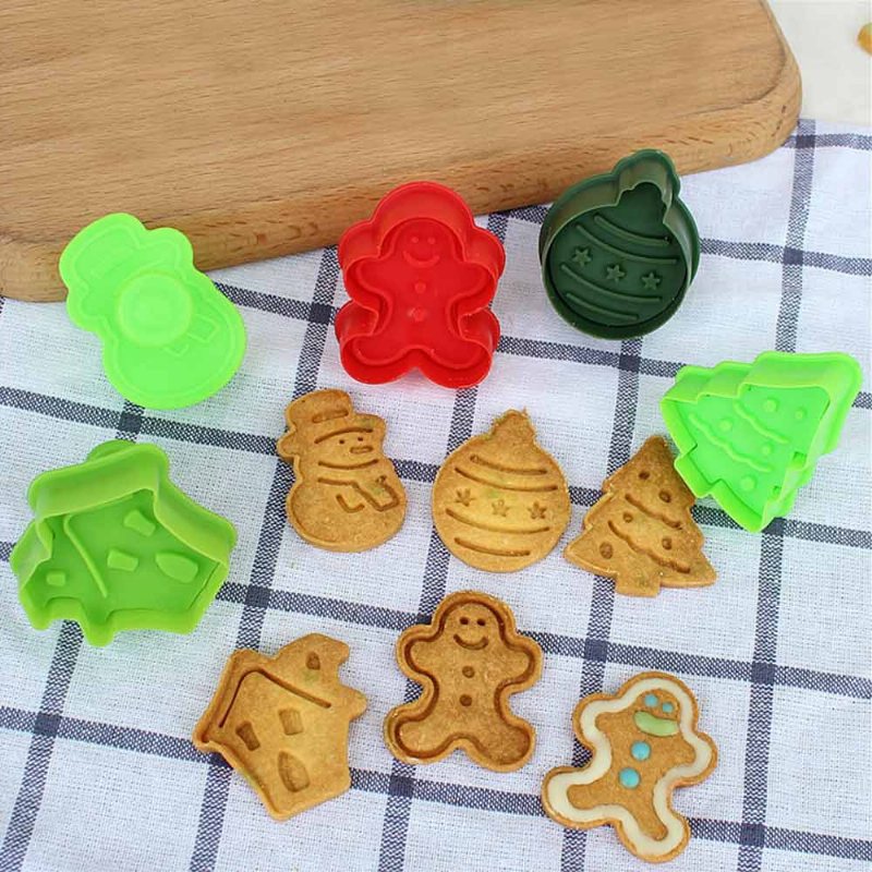 Zestaw Foremek Do Ciastek Ze Stali Nierdzewnej Mini Christmas Cookie Cutter