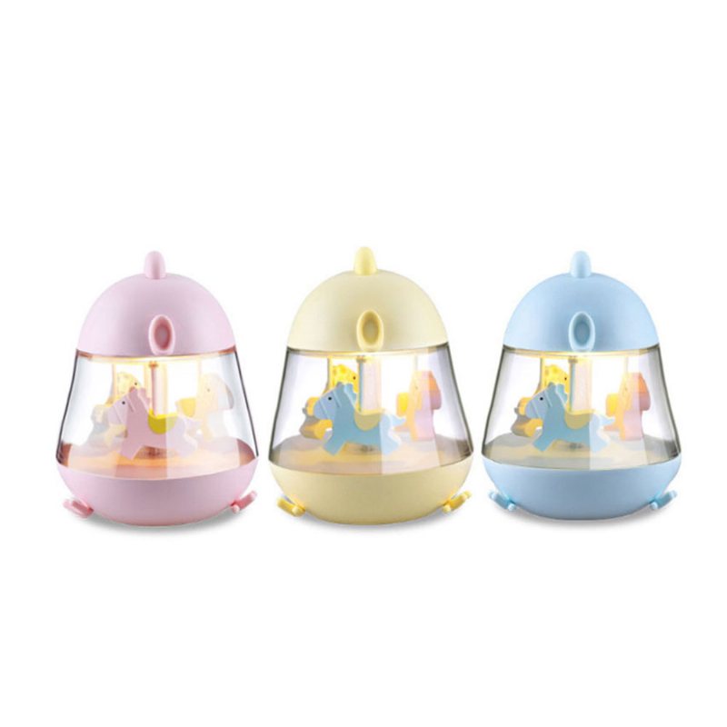 Dziecięca Namacalna Lampa Lampka Nocna Usb Carousel Music Light Z Fantasy Chicken Design