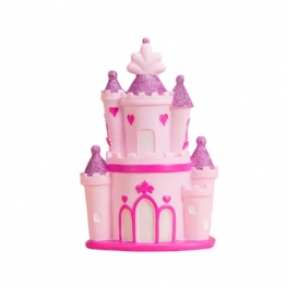 Kreatywny Zamek Księżniczki Skarbonka Dla Dziewczynek Delikatny Elegancki Różowy Bajkowy Prezent Urodzinowy