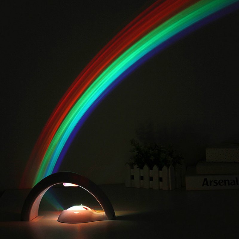 Romantyczna Lampka Nocna Lucky Rainbow Lampa Projektora 10 Minut Automatyczne Wyłączanie Światła Do Wystroju Domu Lub Prezentu Dla Dzieci