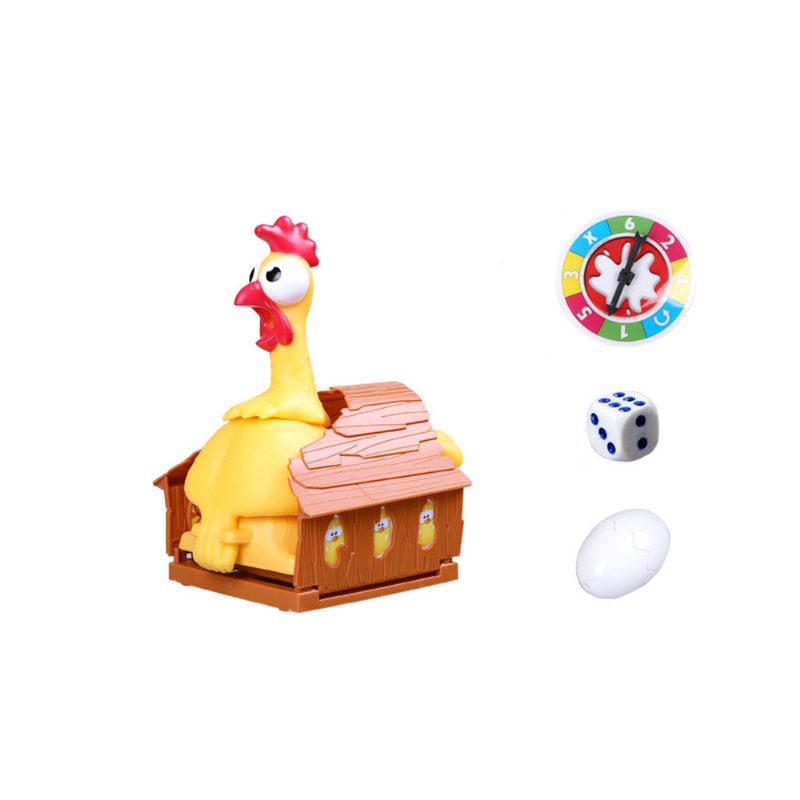 Śmieszne Krzyczące Jajko Układanie Kurczaka Gry Imprezowe Zabawka Puzzle Dla Rodziców I Dzieci Lucky Chicken Sound Toy