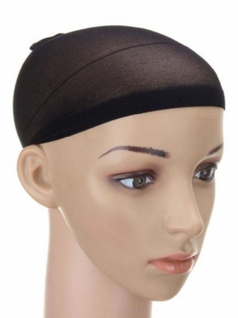 2 Sztuk Mężczyźni Kobiety Elastyczne Pończochy Wig Wig Cap Snood Nylon Stretch Mesh Hat