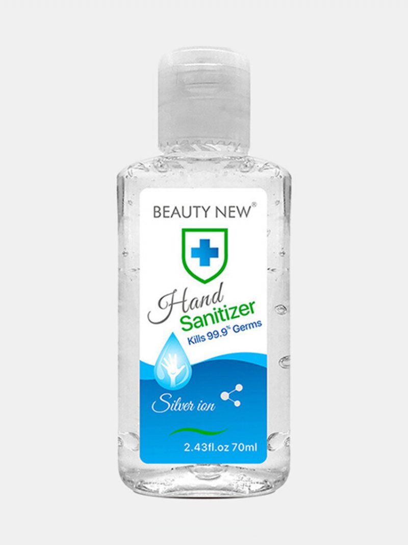 70 Ml Silver Ion No-wash Sanitizer Hand Bakteriostatyczny Przenośny Żel Do Dezynfekcji Bez Mycia