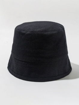 Czapki Typu Bucket Unisex W Jednolitym Kolorze