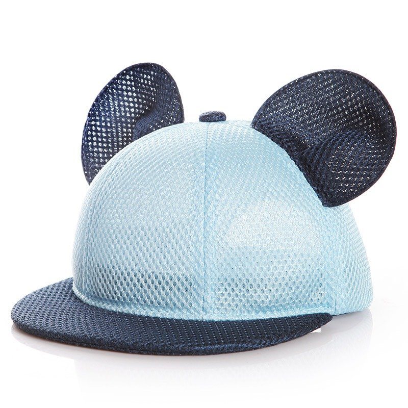 Dziecko Dorośli Lato Oddychająca Śliczna Czapka Z Daszkiem Mickey Outdoor Casual Travel Siatkowa Z