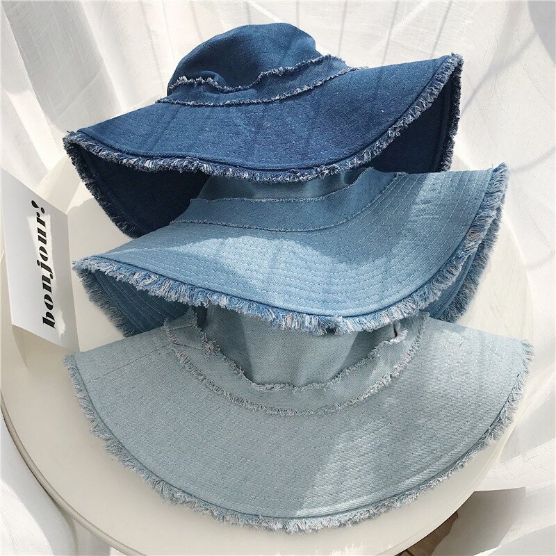 Kobiety Cotton Burr Ochrona Przeciwsłoneczna Składany Kapelusz Typu Bucket Outdoor Casual Travel Beach Sea Hat