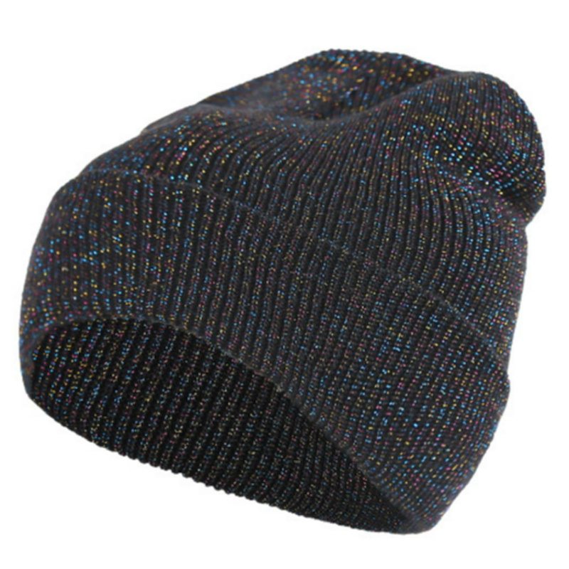 Kobiety Mężczyźni Winter Star Knitting Czapka Narciarska Outdoor Warm Retro Mankiet Akrylowa Beanie