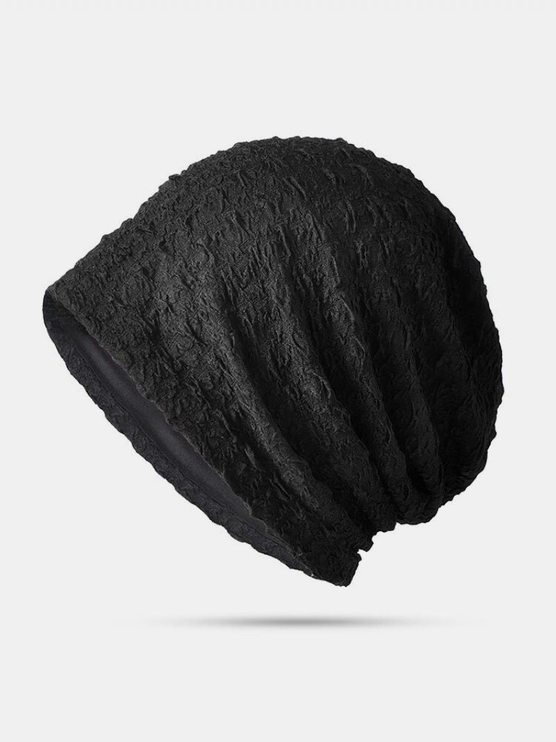 Kobiety Poliester Cienka Oddychająca Osłona Przeciwsłoneczna Wiosna Jesień Odkryty Turban Kapelusz Czapka Beanie