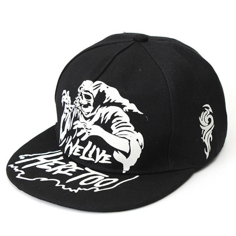 Mężczyźni Kobiety Baseball Snapback Regulowana Czapka Luminous Night Glow Hip-hop Dance Hat