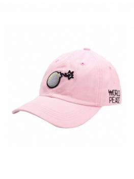 Mężczyźni Kobiety Bomba Cartoon Hip Hop Hat Kpop Sport Curved Strapback Czapka Z Daszkiem