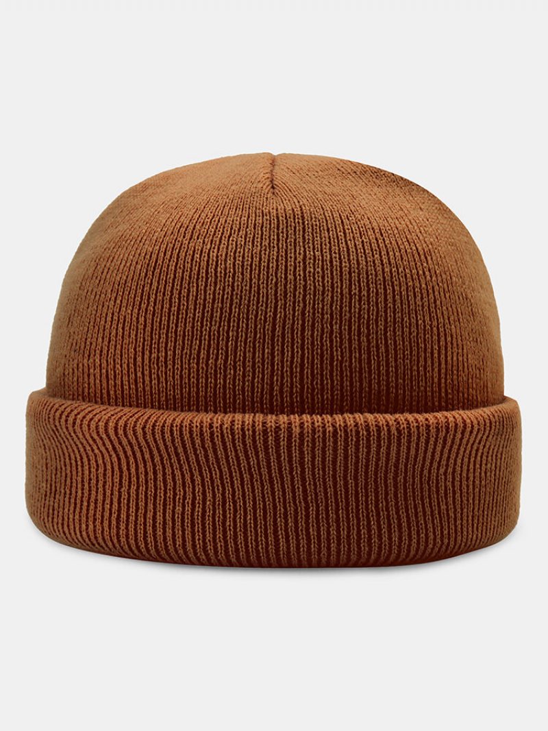 Unisex Akrylowa Dzianina Dinozaur Wzór Haftu Cały Mecz Ciepła Czapka Beanie Bez Brimless