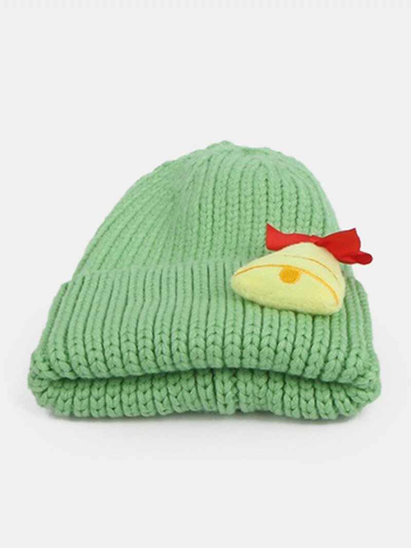 Unisex Poliester Bawełna Dzianina Jednolity Kolor Element Świąteczny Dekoracja Z Kreskówek Ciepła Czapka Beanie Na Wszystkie Mecze