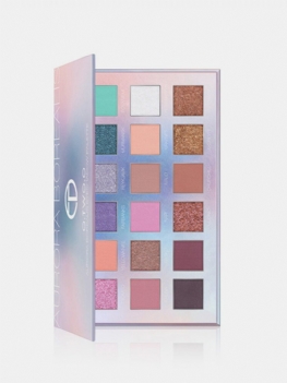 18 Kolorów Paleta Cieni Do Powiek Northern Lights Shining Glitter Smooth Eyeshadow Powder Shimmer