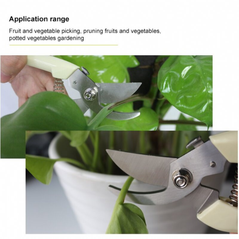 Antypoślizgowe Nożyce Ogrodnicze Przycinanie Drzew Owocowych Scissor Bonsai Pruners Secateurs Garden