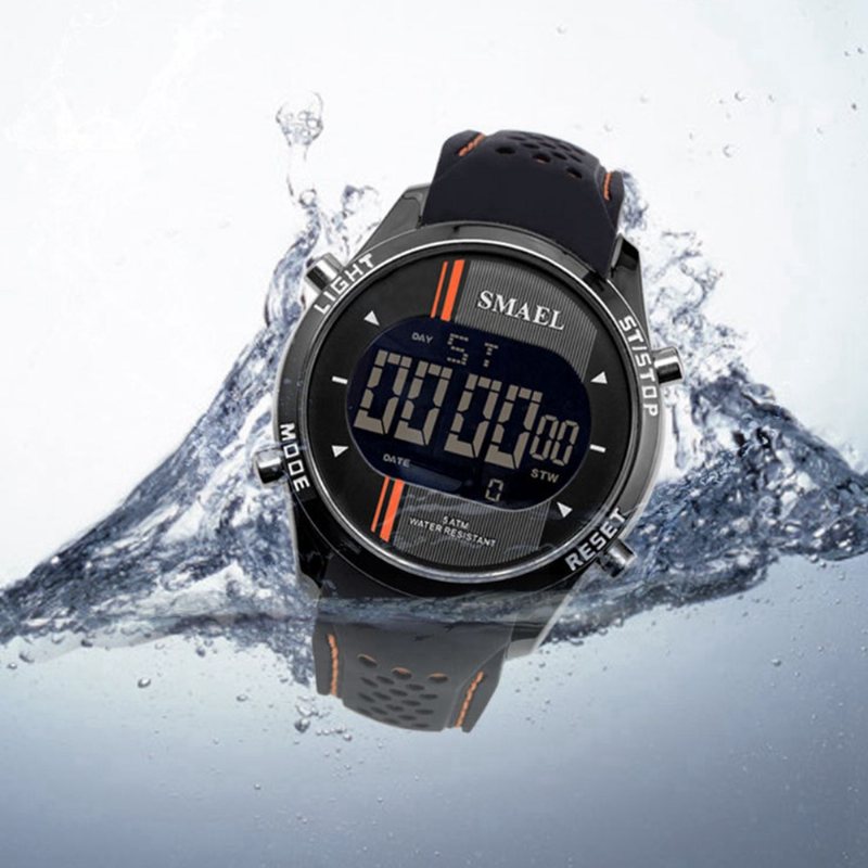 Cyfrowy Zegarek Sportowy Dla Mężczyzn Wielofunkcyjny Smartwatch 50m Wodoodporny Na Zewnątrz