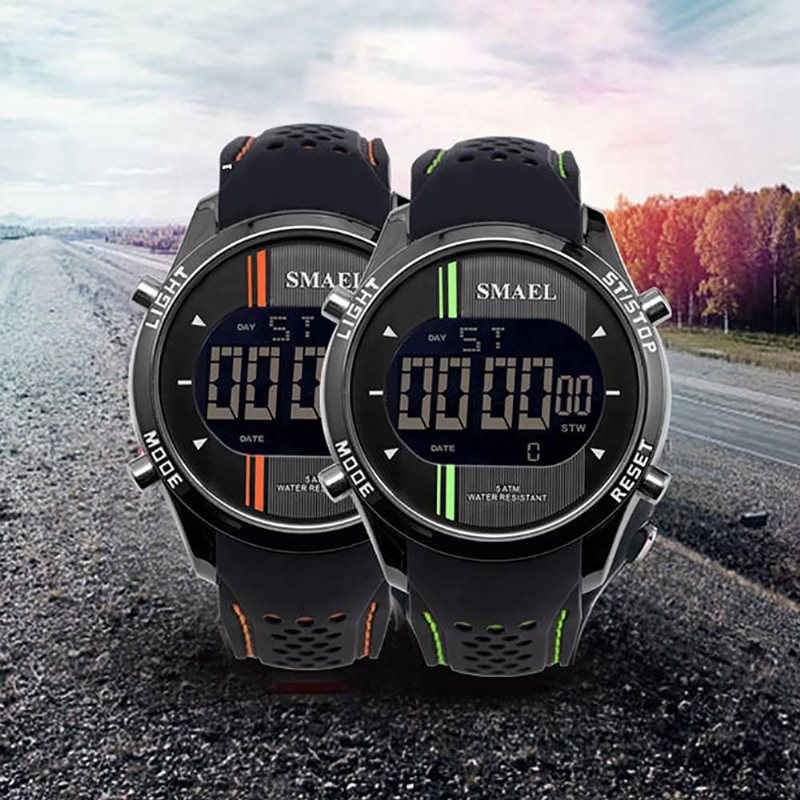 Cyfrowy Zegarek Sportowy Dla Mężczyzn Wielofunkcyjny Smartwatch 50m Wodoodporny Na Zewnątrz