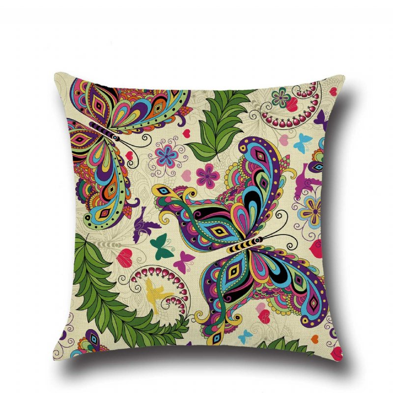 Fantasy Butterfly 45*45cm Poszewka Pościel Rzuć Poduszka Samochód Home Decor Dekoracyjna