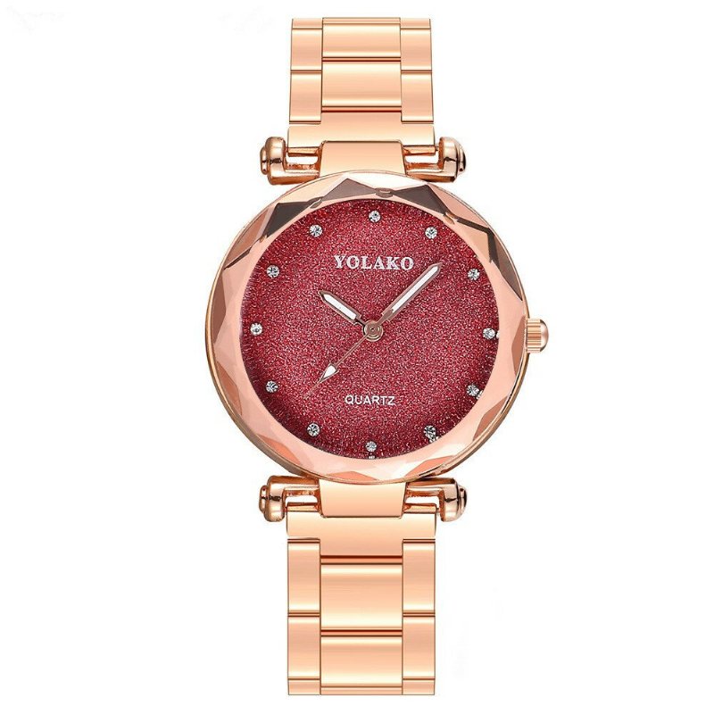 Fashion Style Quartz Watch Strarry Night Women Diamentowy Zegarek Ze Stali Nierdzewnej