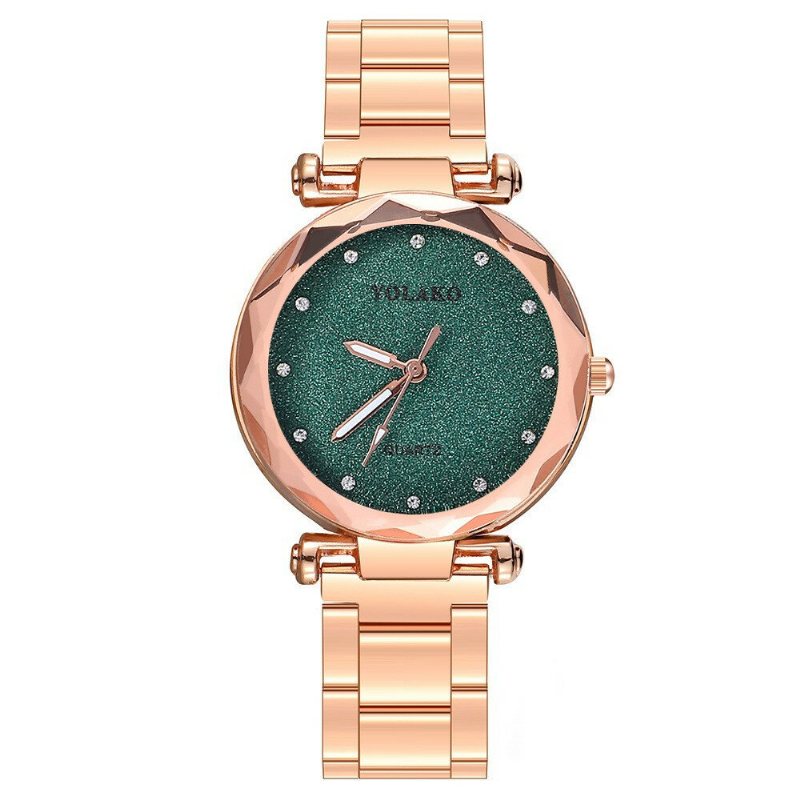 Fashion Style Quartz Watch Strarry Night Women Diamentowy Zegarek Ze Stali Nierdzewnej