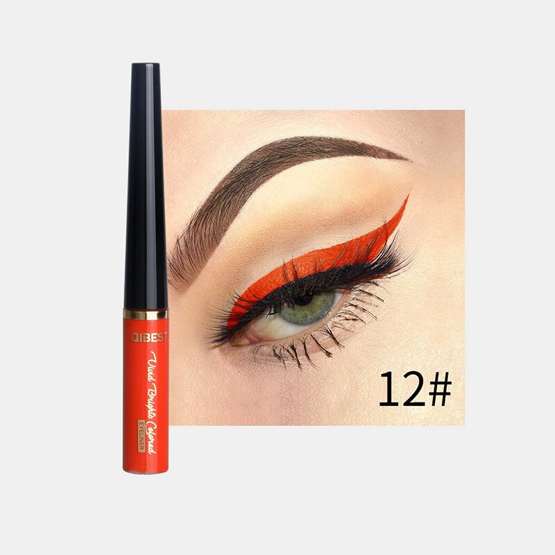 Matowy Płynny Eyeliner Szybkoschnący Wodoodporny Ołówek Brązowy Fioletowy Kolor Kosmetyczne Narzędzie Do Makijażu