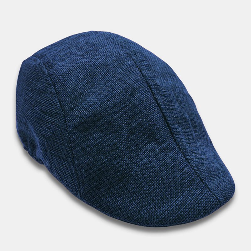 Męskie Oddychające Berety Malarskie Casual Outdoor Visor Forward Hat