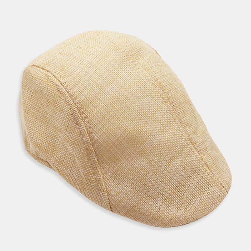 Męskie Oddychające Berety Malarskie Casual Outdoor Visor Forward Hat