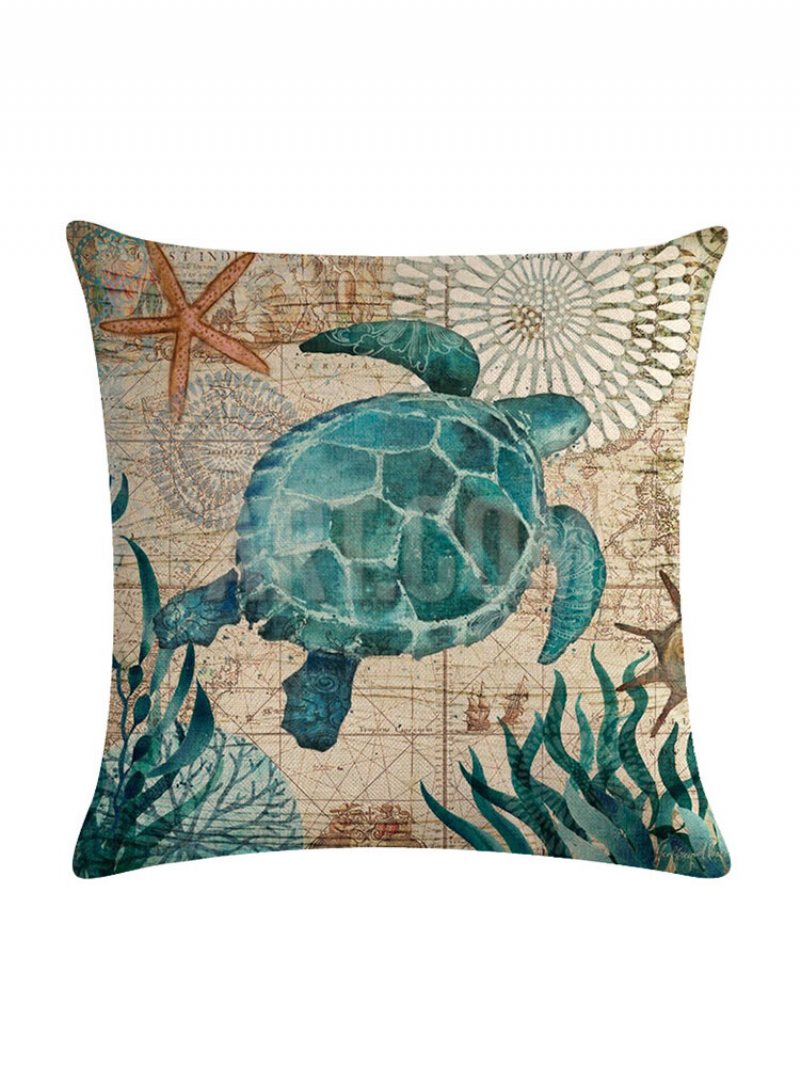 Octopus Turtle 45*45cm Poszewka Pościel Rzuć Poduszka Home Decoration Dekoracyjna Na Poduszkę