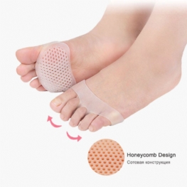 Żel Krzemionkowy Honeycomb Forefoot Pads Half Yard Insole Ulga W Bólu Narzędzia Do Pielęgnacji Stóp