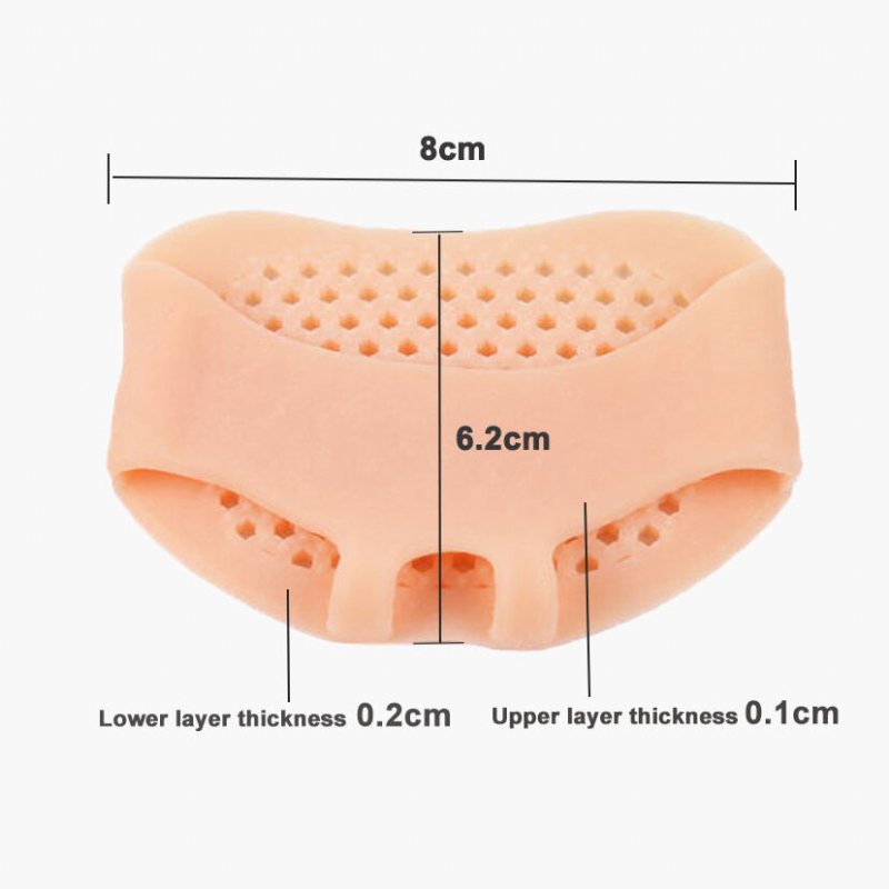 Żel Krzemionkowy Honeycomb Forefoot Pads Half Yard Insole Ulga W Bólu Narzędzia Do Pielęgnacji Stóp