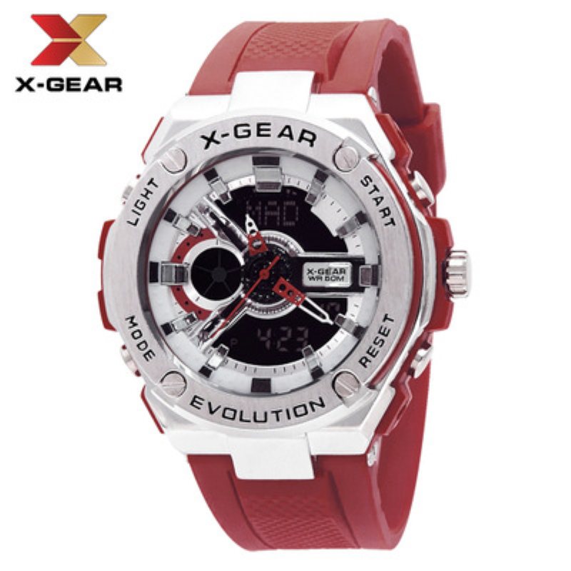 X-gear Elektroniczny Sportowy Zegarek Outdoorowy Wodoodporny Kwarcowy Moq 20 Szt