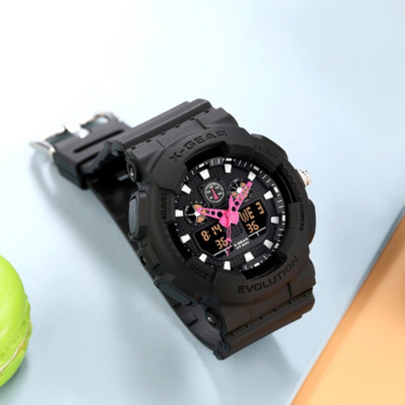 X-gear Fashion Student Watch Dziecięcy Damski Wodoodporny Zegarek Cyfrowy Outdoor Wielofunkcyjny Sportowy