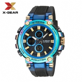 X-gear Neptune 3897 Hot Selling Męski Zegarek Elektroniczny Wielofunkcyjny Wodoodporny Kwarcowy