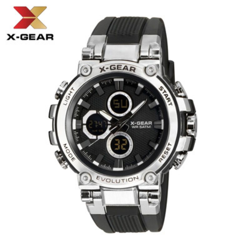 X-gear Neptune 3897 Hot Selling Męski Zegarek Elektroniczny Wielofunkcyjny Wodoodporny Kwarcowy