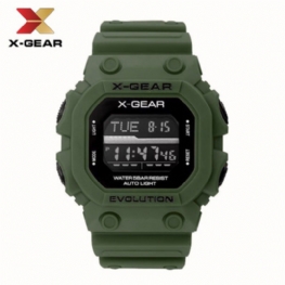 X-gear Revolution Armygreen Sports Watch Wodoodporny Męski Zegarek Elektroniczny Minimalna Wielkość Zamówienia 20 Szt