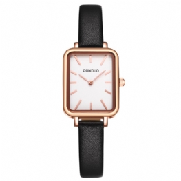 Zegarki Damskie Square Hand Ladies Watch Roller Wodoodporny Zegarek Kwarcowy