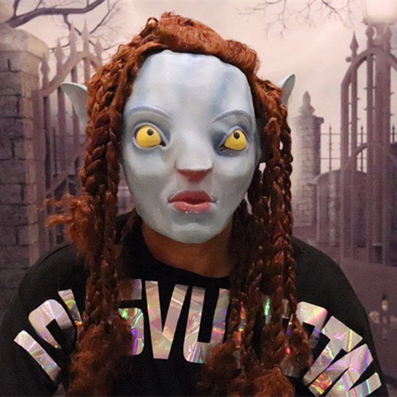 Avatar Deluxe Napowietrznych Dorosłych Jake Sully Maska Lateksowa Kostium Na Halloween Film Rola Rekwizyty Do Cosplay