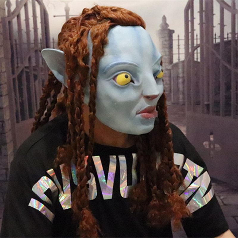 Avatar Deluxe Napowietrznych Dorosłych Jake Sully Maska Lateksowa Kostium Na Halloween Film Rola Rekwizyty Do Cosplay