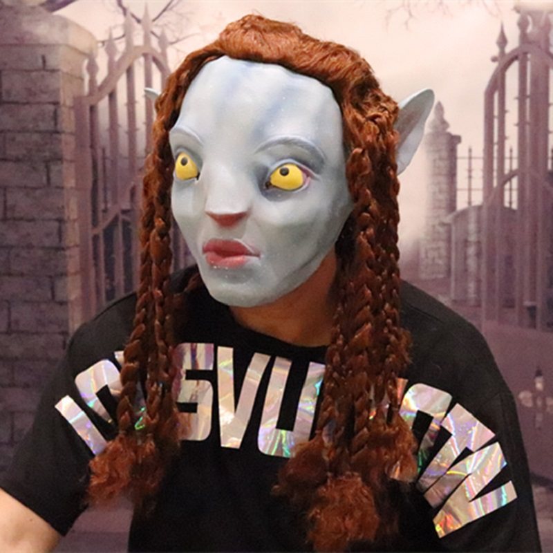 Avatar Deluxe Napowietrznych Dorosłych Jake Sully Maska Lateksowa Kostium Na Halloween Film Rola Rekwizyty Do Cosplay