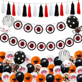 Balon Na Halloween Kostium Horror Oko Wisiorek Flaga Ciągnięcie Dekoracje Na