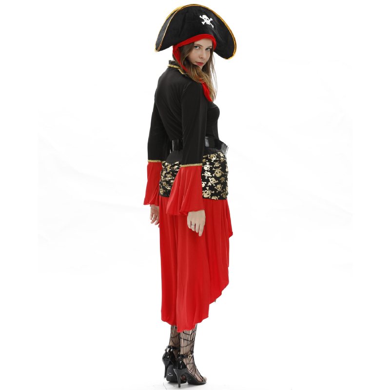 Damski Halloween Seksowny Kostium Pirata Cosplay Odgrywanie Ról Jednolite