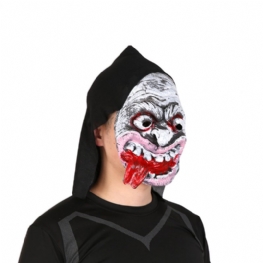 Halloween Kolor Wybuchu Głowa Duże Usta Długi Język Maska Klauna Horror Straszny Maskarada Dla Dorosłych I Dzieci