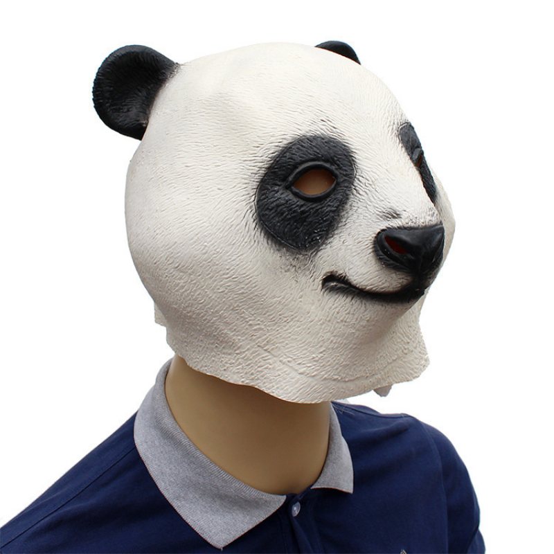 Halloween Nowe Materiały Na Przyjęcie Świąteczne Aanimal Maska Lateksowa Giant Panda 37x32x27