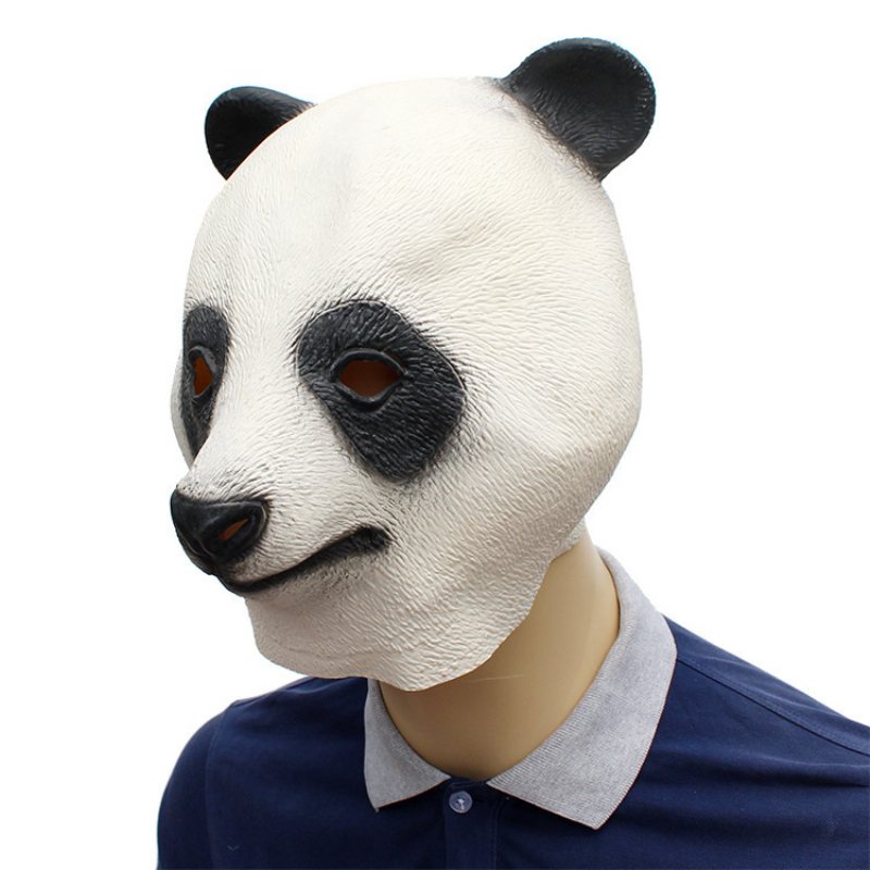 Halloween Nowe Materiały Na Przyjęcie Świąteczne Aanimal Maska Lateksowa Giant Panda 37x32x27