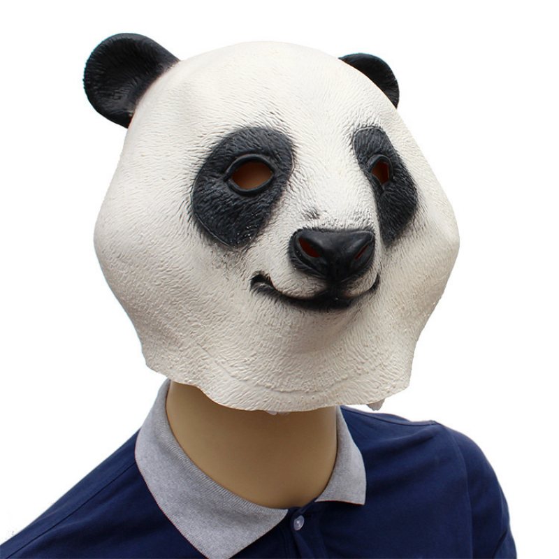 Halloween Nowe Materiały Na Przyjęcie Świąteczne Aanimal Maska Lateksowa Giant Panda 37x32x27