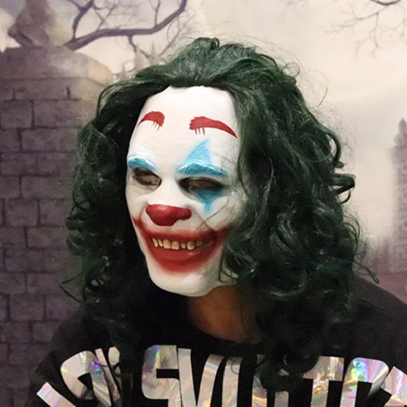 Joker Maska Todd Phillips Film Joaquin Phoenix Cosplay Kostium Na Halloween Straszna Klauna