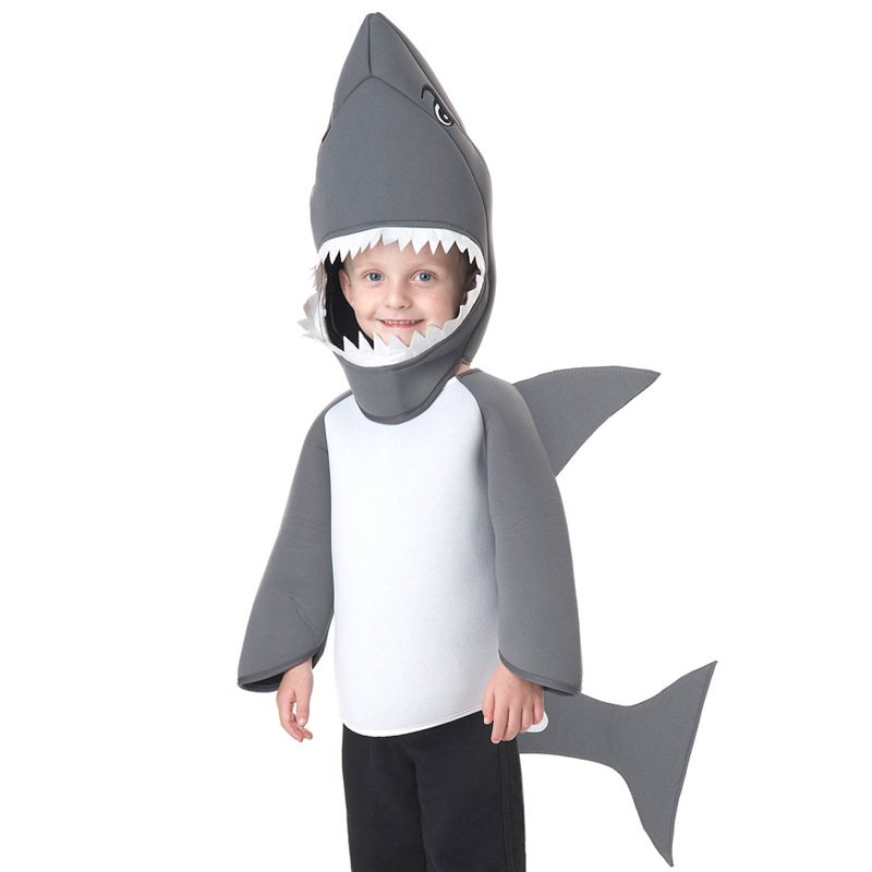 Kostiumy Cosplay Shark Dla Dzieci Halloween Do Gry Anime Odgrywanie Ról