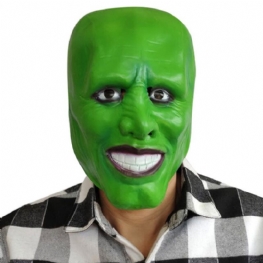 Moviethe Mask Jim Carrey Maski Lateksowe Na Imprezę Cosplay Zielony